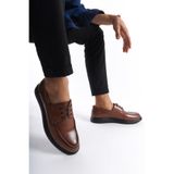 Mubiano MBRGN105-TB Taba Erkek Bağcıklı Loafer - 44