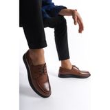 Mubiano Mbrgn105-tb Taba Erkek Bağcıklı Loafer