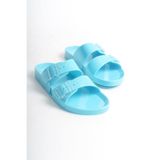 Mubiano Summer Kadın Jelly Mat Mavi Düz Terlik-MSTB146-M, 39