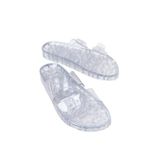 Mubiano Summer Kadın Jelly Şeffaf Cam Düz Terlik-mstb188-cm, Cam, 36