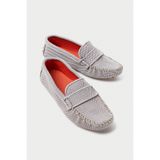 Mubiano Summer Kadın Triko Gri Babet & Loafer -MSTB2020-GR, 36