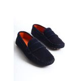 Mubiano Summer Kadın Triko Lacivert Babet & Loafer --LCV MSTB2020