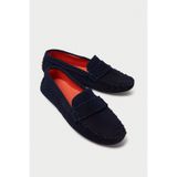 Mubiano Summer Kadın Triko Lacivert Babet & Loafer -MSTB2020-LCV, 41