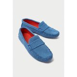Mubiano Summer Kadın Triko Mavi Babet & Loafer -MSTB2020-M, 36
