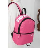 Mubo Günlük Sırt Çantası Su Geçirmez Unisex Okul Spor Kullanım - 01P-Pembe