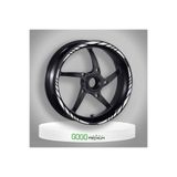 mubstore yeni özel motosiklet Jant Şeridi Reflektör Beyaz Honda Pcx Uyumlu Sağ-Sol/Ön-Arka
