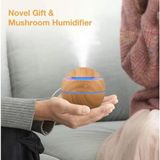 Mubx 130ML Hava Nemlendirici Aromaterapi Mini Hava Nemlendirici Difüzör Buhar Makinesi - Açık Kahverengi