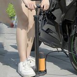 Mubx Basınç Göstergeli Hava Pompası El Tipi Bisiklet , Motorsiklet Tekeri Şişirme Pompası