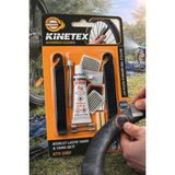 Mubx Kinetex Levyeli Zımpralı Bisiklet Lastik Tamir Yama Seti 3 cm Yama Çapı ve 10 ml Solisyon