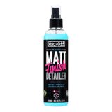 Muc Off Mat Finish Detailer 250 ml – Bisiklet temizleyici Premium koruyucu ve bakım spreyi, mat ve ipeksi mat boyalar için – Bisiklet ve motosikletlerde kullanım için, siyah