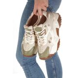 Muca Krem Yeşil Sneaker Günlük Spor Ayakkabı