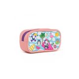 MUCCO 01112 Pembe Renk Panda Desenli PVC Şeffaf Su Geçirmez Tek Bölmeli Kalemlik Kalem Kutusu