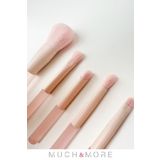 Much and More Pembe 5'li Kutulu Makyaj Fırça Seti (PUDRA/ALLIK/FAR/KARIŞTIRMA FIRÇASI)