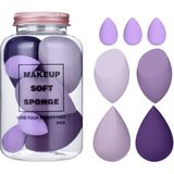 Muchen Güzellik Makyaj Yumurta Seti Dolum Toz Puf 7 Büyük Hava Yastığı Bb Sünger Makyaj Yumurta (Yurt Dışından) - Mor
