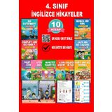 mucit dino 4. Sınıf İngilizce Okuma Hikaye Kitabı Seti Story Book (10 Kitap)