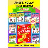 Mucit Dino Yayınları 1. sınıf Tavsiyeli Hızlı Okuma Kitabı Seti - Karesel Metinlerle Okuma Hızını Artıran Alıştırmalar