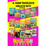 Mucit Dino Yayınları 4. Sınıf İngilizce Hikaye Kitapları Seti Resimli Akıcı Okuma Gelişimi (8-10 Yaş) 15 Kitap