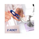 Mucit Home 2 Adet İplik Temizleme Makası Çıtçıt Makas Olta Misina Kesme Makası Hobi Makası