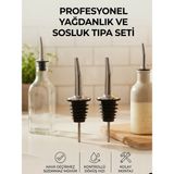 Mucit Home 2 Adet Şişe Ucu Servis Aparatı Yağdanlık Tıpa Tapa Mantar Bar Restaurant Otel Için - Renkli