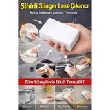 Mucit Home 3 Adet Melamin Sünger, Çizik Giderici Sünger, Duvar Temizleme Süngeri, Silgi Sünger, Sihirli Sünger