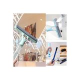mucit home 4’ü 1 Arada Çift Taraflı Çok Amaçlı Cam Temizleme Kazıyıcı ve Silme Fırçası–Sprey Şişeli