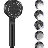 Mucit Home 5 Fonksiyonlu Yüksek Basınçlı Duş Başlığı ABS Malzemeden Su Tasarruflu Modern Tasarım