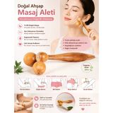 Mucit Home Doğal Ahşap Masaj Aleti Omuz Sırt Boyun Masaj Aleti