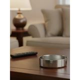 Mucit Home Gümüş Renk Yuvarlak Çelik Küllük 10 Cm