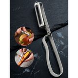 Mucit Home Gümüş Yan Soyacak Patates Sebze Soyacağı Paslanmaz Çelik Ergonomik Pratik Soyma Aparatı - (No Color) - 1