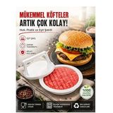 Mucit Home Hamburger Köfte Yapma Pres Aparatı Plastik Burger Köfte Kalıbı