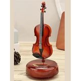 Mucit Home Hareketli Keman Müzik Kutusu - Nostaljik Keman Müzikli Dönence