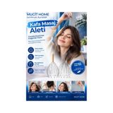 Mucit Home Kafa Masaj Aleti Baş Boyun Kafa Masaj Saç Kaşıma Teli gumus