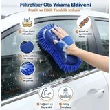 Mucit Home Kalın Süngerli Araç Temizleme Bezi, Araba Yıkama Eldiveni Mikrofiber Oto Yıkama Eldiveni - Standart - Yeşil