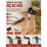 Mucit Home Konserve Kutu ve Kavanoz Açacağı - Renkli