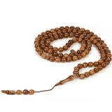 Mucit Home Kuka Tesbih Küre Kesim 99Lu 10 Mm Orjinal Kuka Ağacı Antibakteriyel Namaz Tesbih