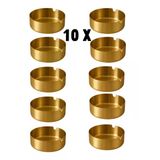 Mucit Home Küllük Gold Paslanmaz Çelik 10 Lu Kül Tablası Küllük Seti