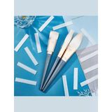 Mucit Home Makyaj Fırçası Koruyucu Far Allık Kontür Eyeliner Fırça Malzemeleri Ürünleri Koruyucu File Kapak Örgü Kılıf Set 20li