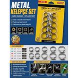 Mucit Home Metal Kelepçe Seti 10 Adet Hortum Boru Sıkma Kelepçesi 18-20-23-25-27 Mm
