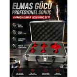 Mucit Home Pro Kutu 6 Parça Elmas Kaplı Panç Seti 20-65 Mm Mermer Granit Seramik Delme Panç