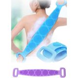 Mucit Home Renkli Banyo Sırt Kesesi 70 cm Çift Taraflı Silikon Duş Lifi Fırçası Antibakteriyel Özellik - duş kese