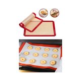 Mucit Home Silikon 40 X 30 Cm Yanmaz Yapışmaz Pişirme Matı Kahverengi