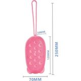 Mucit Home Silikon Hazneli Duş Lifi – Masajlı ve Yumuşak Kese - Çok Renkli