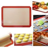 Mucit Home Silikon Yanmaz Yapışmaz Pişirme Matı Gıdaya Uyumlu - Kahverengi