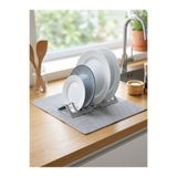Mucit Home Ultra Emici Tabaklık Standlı Mikrofiber Bulaşık Altlığı Bezi Kurutma Matı 38 * 49 cm