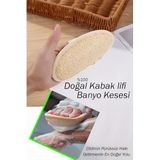 Mucit Home Yüz Kesesi Doğal Kabak Kese Lif Peeling Lifi