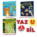 Mucit Karınca 2. Seri (2-4 Yaş) Yaz-Sil Kitaplar - Evde Etkinlik Seti