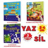 Mucit Karınca Yaz Sil Kitaplar Serisi 2-4 Yaş 1. Set-Yükselen Zeka Yayınları