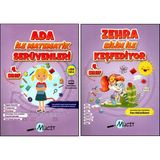 Mucit Yayınları 4. Sınıf Ada ile Matematik Serüvenleri + Zehra Bilim ile Keşfediyor 2 Kitap