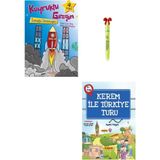 Mucit Yayınları 4.sınıf Kuyruklu Gezgin Kerem Ile Türkiye Turu Hikaye Seti