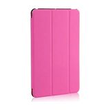 Mucize Apple iPad Uyumlu Smart Cover Akıllı Standlı Silikon Arka Kapaklı Tablet Kılıfı - Pembe